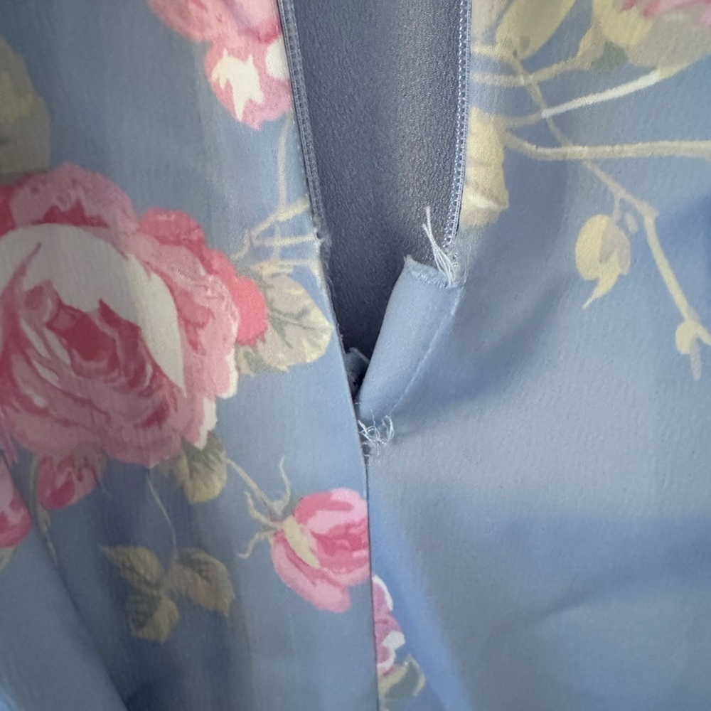 NWT Tulip-Hem Floral Corset Midi Dress – Size L – MSRP (Zipper Repair Needed) - Picture 10 of 11